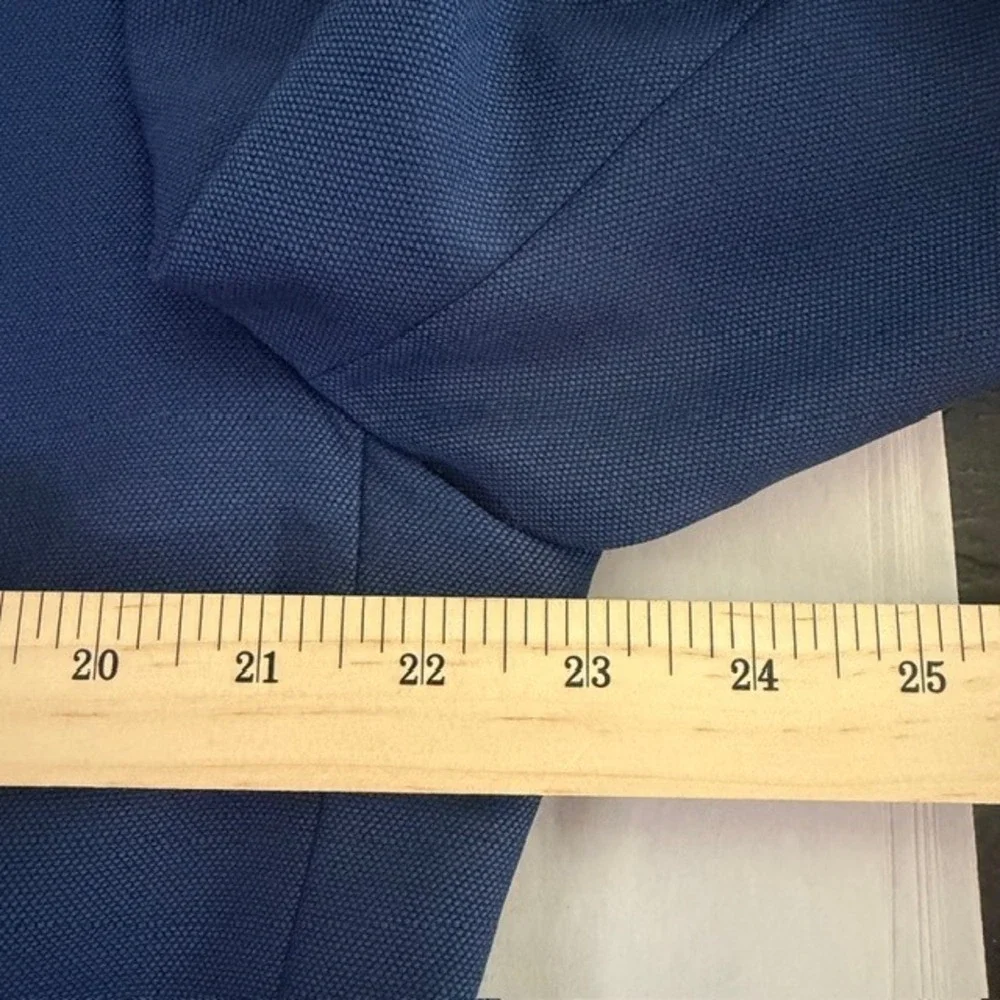 Calvin Klein Mens Blue 100% Wool Extreme Slim‎ Fit Blazer Sport Coat 46L RN90736